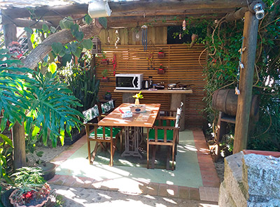 Área de Convivência com Cozinha